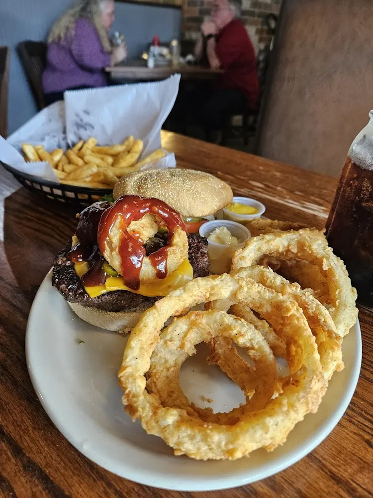 Rodeo Burger with Rings